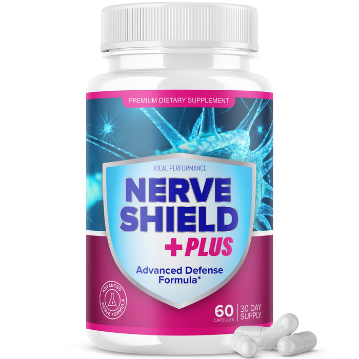 Nerve Shield Plus Pills Original Supplement Advanced Nerve Formula (60 Capsules)