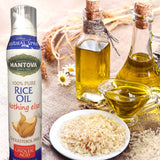 Mantova Rice Oil, 100% Pure Cooking Spray with Omega-3, perfect grilling, baking, or seasoning for cooking, our oil dispenser bottle lets you spray, drip, or stream with no waste, 5 oz (Pack of 6)