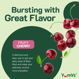 YumVs Beet Root Gummies with Tart Cherry Extract - Berry Flavor Beetroot Gummies - Beet Chews for Blood Circulation and Antioxidant Support - Red Beet Gummies (Berry 60 Count (Pack of 2))