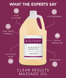 Biotone Clear Results Oil, 128 Ounce