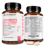Multivitamin for Women - Supplement for Energy, Immunity, & Female Support - Daily Vitamins for Women with Biotin, Calcium, Magnesium - Non-GMO, Vegetarian Women’s Multivitamin - 120 Caps
