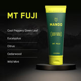 Mando Odor Shield Body Wash - 24 Hour Odor Control - Removes Odor Better than Soap - SLS Free, Paraben Free, Skin Safe - 8.5 Ounce (Mt Fuji)