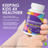 Immune Health Basics Children's Chewable Tablets, Wellmune Clinically Proven Highly Purified Beta Glucan Immunity Supplements for Children, Kids-Approved!