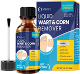 Grehge trength Liquid Wart & Corn Gel with Exclusive Formula for Fast-Acting Removal of Plantar, Common, and Flat Warts