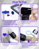 Medium Easy Wrap Blood Pressure Cuff for Thin and Small Arm,Compatible with Omron 7”-14” Inches (17-36CM) M Adult BP Replacement Cuff LUANERL