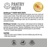 Pantry Moth Traps 6-Pack - Pantry Moth Traps for Food Moths, Pantry Pest Trap with Pheromones Prime for Grain, Flour, Seed and Meal Moths - Cupboard Moth Traps, Pest and Pantry Moth Pheromone Trap