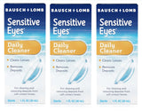 Bausch & Lomb Sensitive Eyes Daily Cleaner, 1-Ounce Bottles - Pack of 3 ( Packaging May Vary)