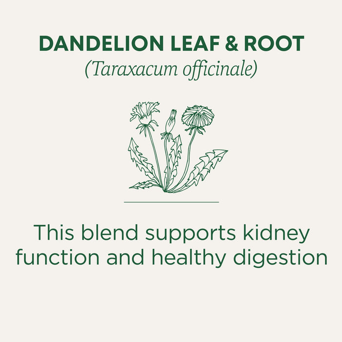 Traditional Medicinals Tea, Organic Dandelion Leaf & Root, Supports Kidney Function & Healthy Digestion, 16 Tea Bags