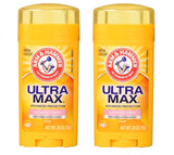 CHURCH & DWIGHT Ultramax Deodorant and Antiperspirant - Powder Fresh, 2.60 Ounce (Pack of 2)