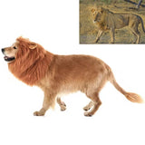 Funny Dog Cosplay Lion Brown Wig, Realistic Lion Mane Wig, Dog Lion Mane for Halloween, Christmas, Parties, Festivals, Dog Wigs for Large Dogs