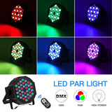 Stage Lights 36 LED Par Lights, U`King RGB Uplights Stage Lighting Indoor for Christmas Halloween Music Party Disco Wedding, Remote Control, DMX Control Sound Activated Party Lights