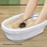 100 Foot Basin Liners for Ionic Detox Foot Tub, Large Foot Solk Bath Plastic Liners