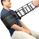 Vive Transfer Sling - Padded Assist Gait Belt - Heavy Duty Patient Lift with Straps - Mobility Standing and Lifting Aid for Disabled, Elderly, Seniors, Injured - Safely Move from Bed and Wheelchair