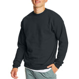 Hanes Men's EcoSmart Sweatshirt, Black, Large