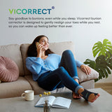 VICORRECT Adjustable Bunion Corrector For Women: Orthopedic Bunion Corrector For Women Big Toe - Overnight Hallux Valgus Corrector For Men With Toe Separators (2PC)