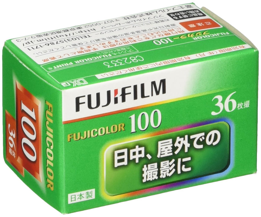 FUJIFILM 135 FUJICOLOR-S 100 36EX 1 1.4 inches (35 mm) Color Negative Film Fuji Color 100 ISO Sensitivity 100 36 Photos Single Item
