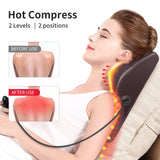 Back Massager Neck Massager with Heat, Shiatsu Massage Pillow for Pain Relief, Massagers for Neck and Back, Shoulder, Leg, Christmas Gifts for Men Women Mom Dad, Stress Relax at Home Office and Car