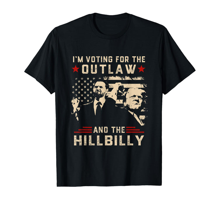 Trump 2024 Flag Outlaw Hillbilly J.D.Vance 2024 Donald Trump T-Shirt