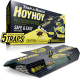 HOY HOY Trap A Roach For Home Bait Glue/Sticky Pest Control Roach Killer 5 traps