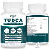 VITACRLLYNMN 2200MG TUDCA Supplements - Bile Salts Supplement Complex for Liver Detox & Cleanse, Gallbladder Cleanse, Digestive Health 60 Capsules