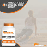 BulkSupplements.com Beta Carotene 25000 IU Softgels - Vitamin A Supplement, Beta Carotene Supplements, Beta Carotene Pills - Gluten Free, 1 Beta Carotene Softgel per Serving, 365 Softgels