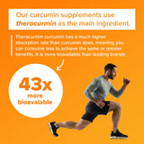 NanoCumin Theracurmin Supplement [1 Month Supply] Anti-Inflammatory, Supports Joint Health, 300 mg Curcumin, 90mg Theracurmin, Highest Bioavailabile Curcumin, Turmeric