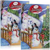 Madelaine Chocolates Christmas By The Creek Countdown Advent Calendar Filled With 24 Premium Milk Chocolates Bite-Sized - 2 Pack of Chocolate 8oz