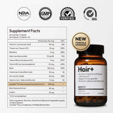 BigVita Hair Growth Supplement, Lab Tested for Thicker, Fuller Hair, Faster Growth with AnaGain™ Nu, Black Sesame Extract, Biotin, For Women & Men, Vegan, Made in USA – 2 Month Supply