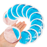 Small Round Ice Packs for Injuries Reusable, 12 Pack Mini Soft Gel Pack Hot Cold Compress for Pain Relief, Cold Pack for Face, Wisdom Teeth, Toothaches, Sinus Pain, Breastfeeding, Swelling, Boo Boo