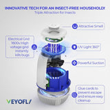Veyofly Kit Fly Traps - Fly Traps Indoor, Fruit Fly Traps, Gnat Traps, Mosquito Traps, Insect Traps Indoor (Fly Trap Refill)