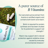 Ora Organic Plant Based Multivitamin for Women and Men, Bluelight Protection - Brain, Eye, Energy, Immune, Skin, Hair, Heart, and Bone Health Support, 60 Vegan Capsules