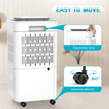 LUKO 2000 Sq. Ft Dehumidifiers for Large Room and Basements, 30 Pints Dehumidifier with Drain Hose, Auto or Manual Drainage, 0.528 Gallon Water Tank, Auto Defrost, Dry Clothes Function, 24H Timer