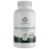 LongLifeNutri Palmitoylethanolamide 400 mg Capsules - 120 Veggie Pills | Micronized Pea Formula | Premium Quality Supplement