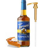 Sugar Free Pumpkin Syrup for Coffee 25.4 Ounces, Torani Sugar Free Pumpkin Pie with Little Squirt Syrup Pump