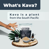 LEILO Kava Powder | Traditional Noble Waka Kava from Fiji | All Natural Kava Root to Reduce Stress and Promote Relaxation (1lb | 30 Servings)