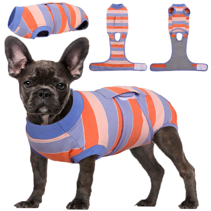 Kuoser Recovery Suit for Dogs, Spay Recovery Femle Dog Onesie Male Neuter Suit, Anti Licking Dog Surgical Suit Soft Dog Body Suits After Surgery for Small Medium Large Dogs,Substitute E-Collar & Cone