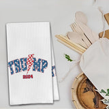 Yomisex Donald Trump Towel, Groovy Retro Trump Patriotic Kitchen Towels, Trump Hand Towels for Bathroom, Trump Dish Towels for Kitchen, Trump MAGA Merchandise, Trump Supporter Gifts, 16x24 Inches