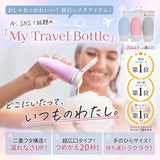 TAYOTTE Travel Bottle, Travel Convenience Goods, Shampoo Bottle, Travel Set, Refill Bottle, Travel Goods, Clear Pouch Included, Leakproof Band, 1.1 fl oz (30 ml) Set of 3