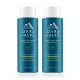 Oars + Alps Men's Moisturizing Body and Face Wash, Skin Care Infused with Vitamin E and Antioxidants, Sulfate Free, California Coast, 2 Pack