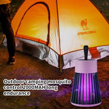 Mozz Guard Mosquito Zapper, 2024 New Generation Portable Cordless Bug Zapper, USB Charing and Low Noise, Suitable for Indoor, Home Garden, Camping, Picnic, Fishing (1.0- Gray-3PCS)