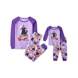 The Children's Place Baby 2 Piece and Kids, Sibling Matching, Holiday Pajama Sets, Cotton, Witchy Cat Halloween