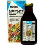 Floradix, Kinder Love Vegan Gluten-Free Children's Liquid Multivitamin for Healthy Development, 8.5 Fl Oz