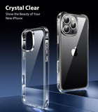 Mkeke for iPhone 16 Pro Case Clear [Not-Yellowing] [Military-Grade Drop Protection] Shockproof Protective Clear iPhone 16 Pro Case Phone Bumper for Apple 6.3 inch 2024