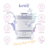 Kinto Tech Baby Bottle Sterilizer and Dryer - 7 in 1 Steam Cleaner and Washer for Baby Bottles Pacifiers Breast Pump