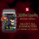 YuMe Official Crunchyroll Jujutsu Kaisen Mystery Capsules Blind Box Collectible Figure, Gift for Anime Lovers: Yuji, Gojo, Megumi, Nobara, Satoru, JJK Manga Movie Merch (2 Pack)