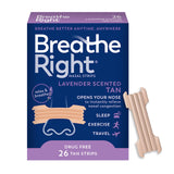 Breathe Right Extra Strength Lavender Scent Tan Nasal Strips for Snoring Relief & Nasal Congestion + Oxy Total Care Hydrating Vitamin C Serum for Acne Treatment & Skin Brightening, 1oz