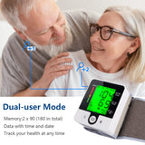 Greetmed Wrist Blood Pressure Monitor, Talking Digital Automatic Blood Pressure Machine, Rechargeable Blood Pressure Cuff for Home Use, Adjustable Bp Cuff, Large 3 Color Backlit LCD Display