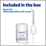 Waterpik Boost Water Flosser Tip with 30 Fresh Mint Whitening Tablets, Whiten Teeth and Remove Stains Gently