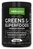 PEScience Greens & Superfoods Powder, Original, 30 Servings, Natural Chlorophyll with Turkey Tail Mushroom & Fruit Extracts Blend