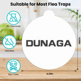 DUNAGA Glue Board Refills (30 Packs),4.3-inch Indoor Insect Trap Glue Board for Buzz-Free Home